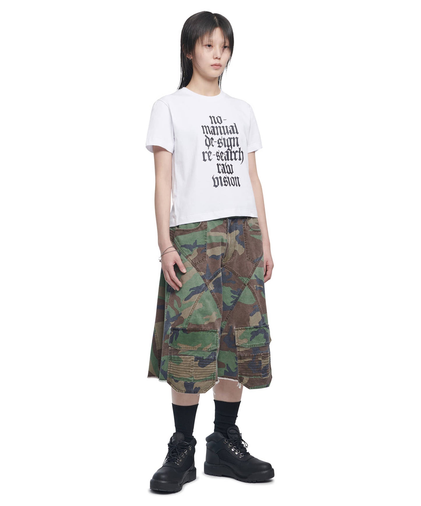 CAMOUFLAGE CARGO SHORTS