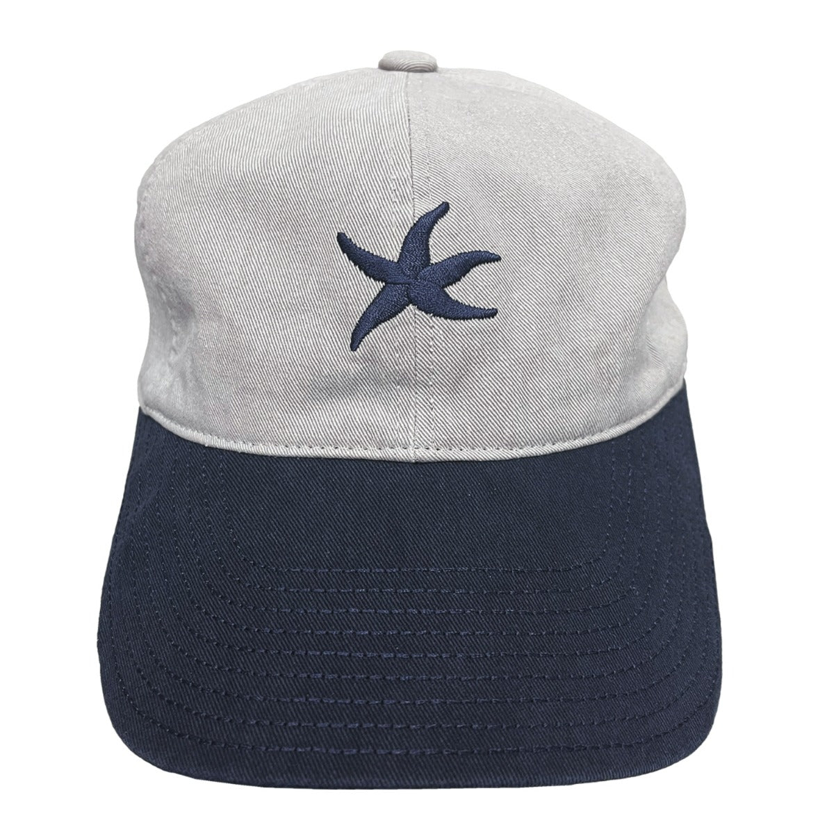 TCM starfish cap (light gray/navy)