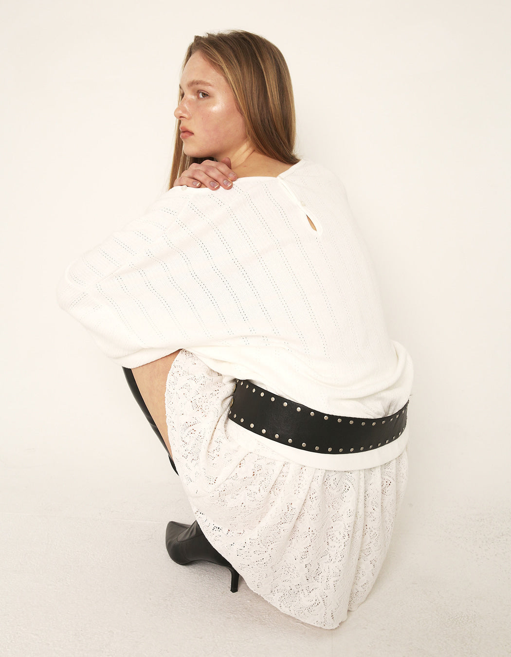 MULTI-STUDDED BELT / 3 COLOR