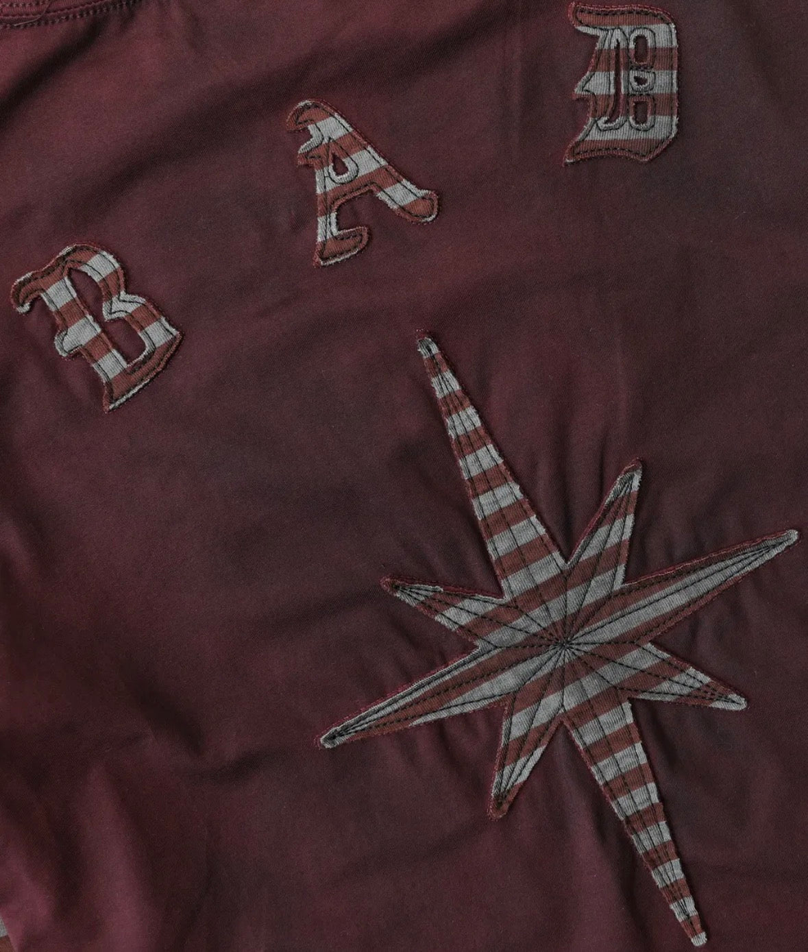 Mystic Layered Long Sleeve - Wine/Stripe