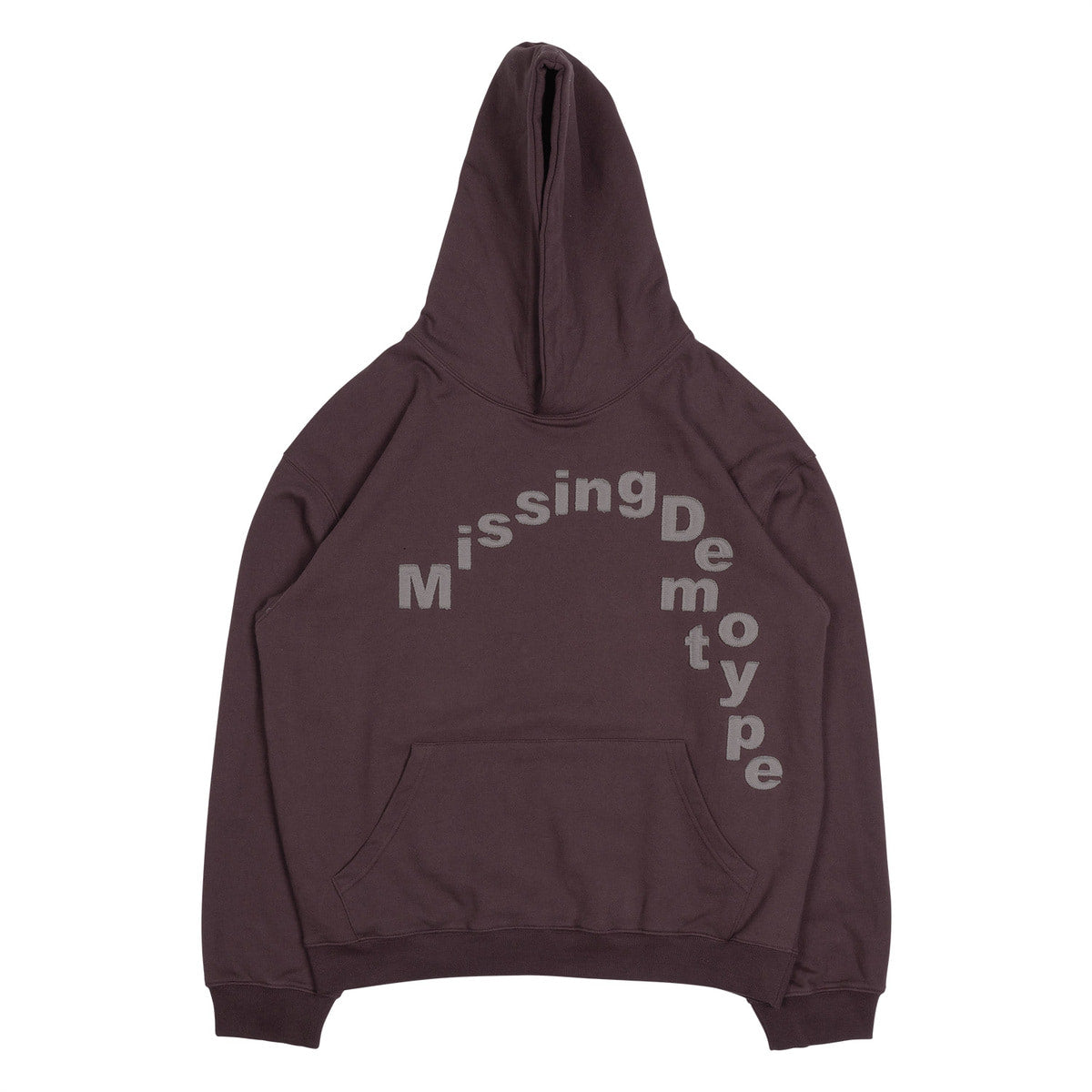 TCM missing hoodie (burgundy)