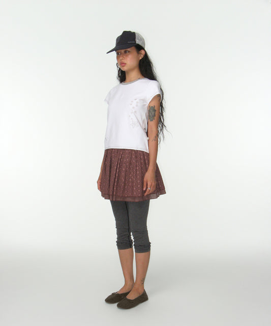 STRIPE ROUGH LEGGINGS DARK GREY