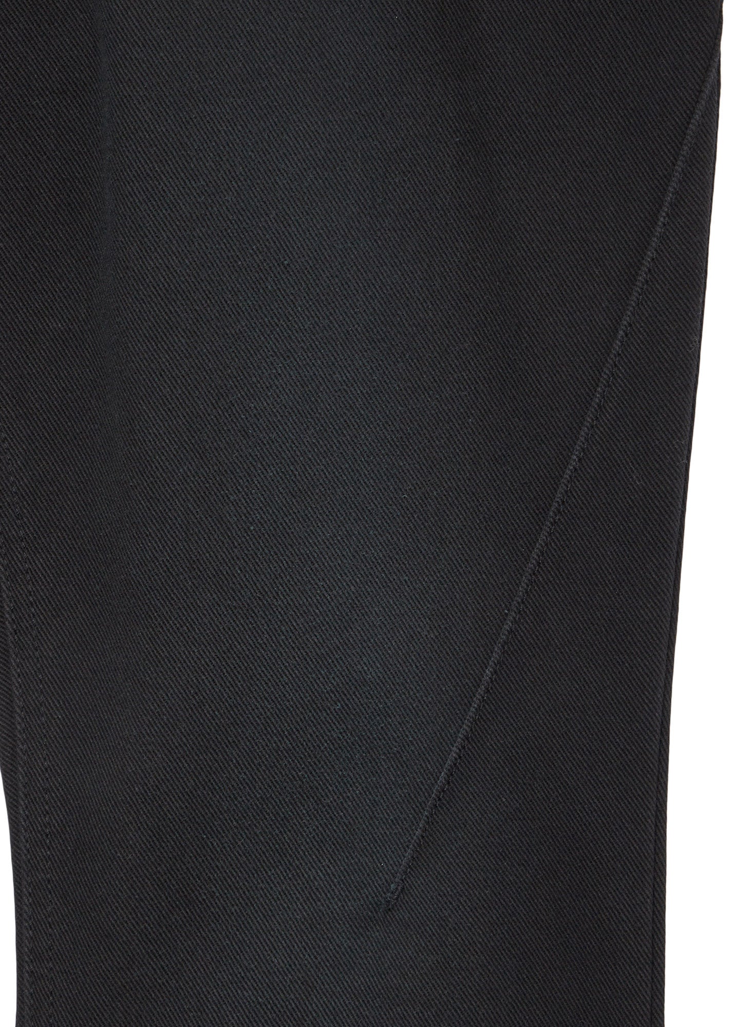 SPRAY WASHED BOOT-CUT DENIM (BLACK)