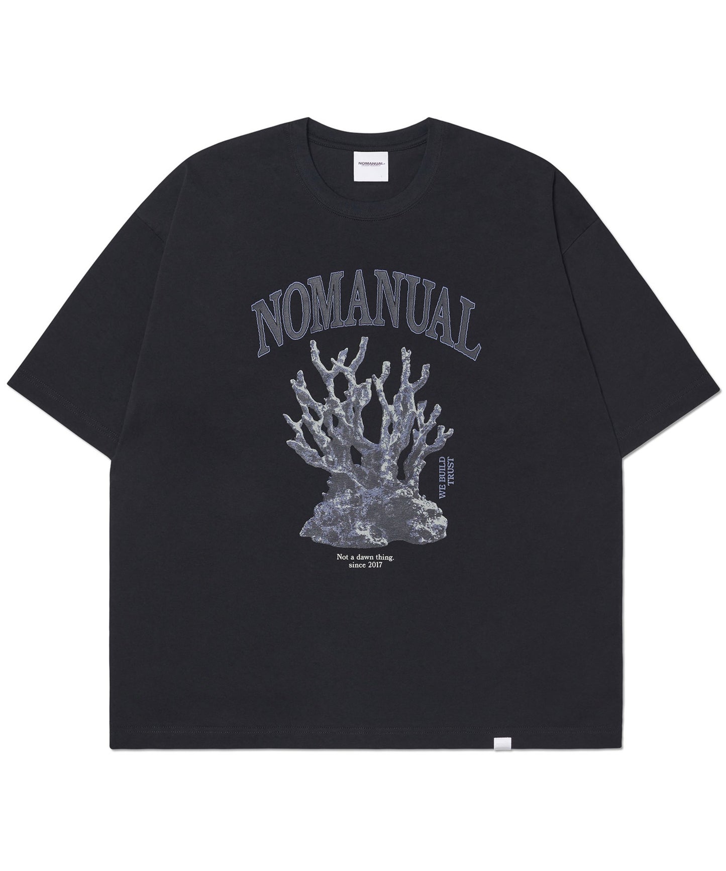 METAL CORAL REEF T-SHIRT - BLACK