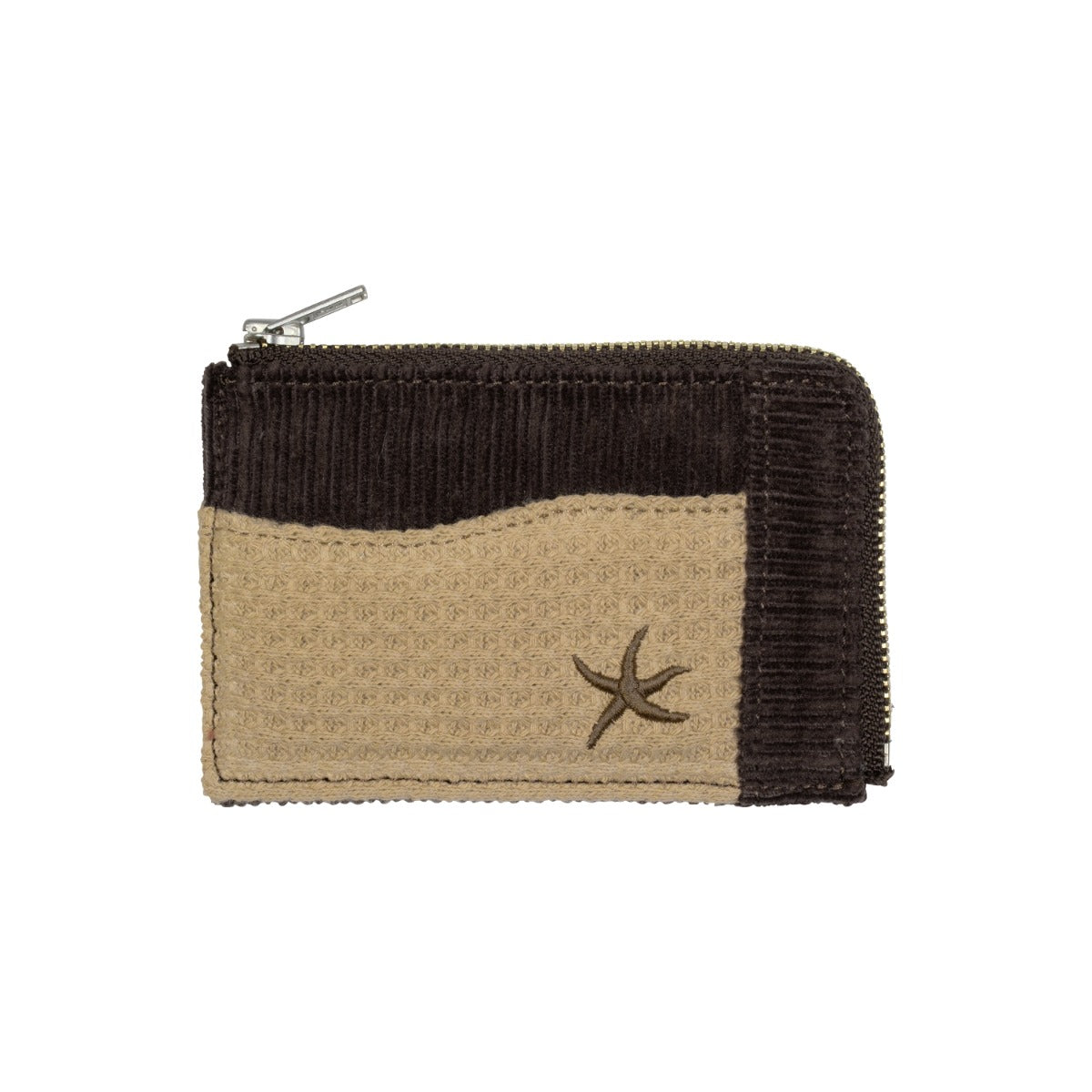 TCM waffle card wallet (brown)