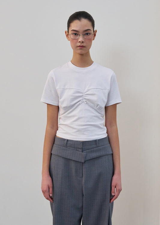 BUSTIER DETAIL T-SHIRTS / 2 Color