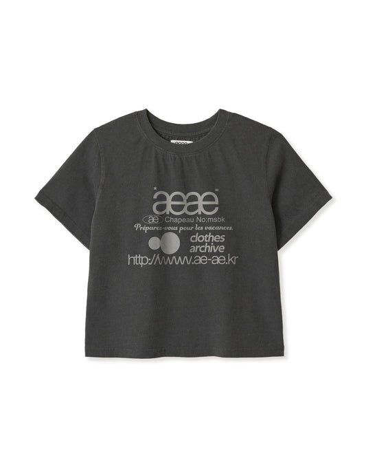 WEB LOGO CROP T-SHIRTS / 5 Color