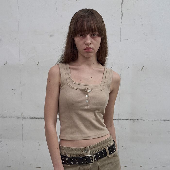 DOUBLE LAYERED TANK TOP / 3 Color