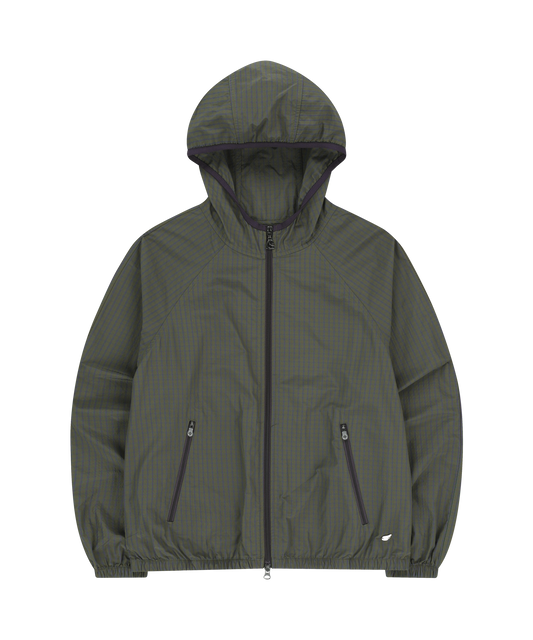 CHECK WINDBREAKER MUD KHAKI