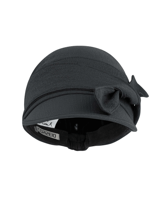 RIBBON TIE CAP CHARCOAL