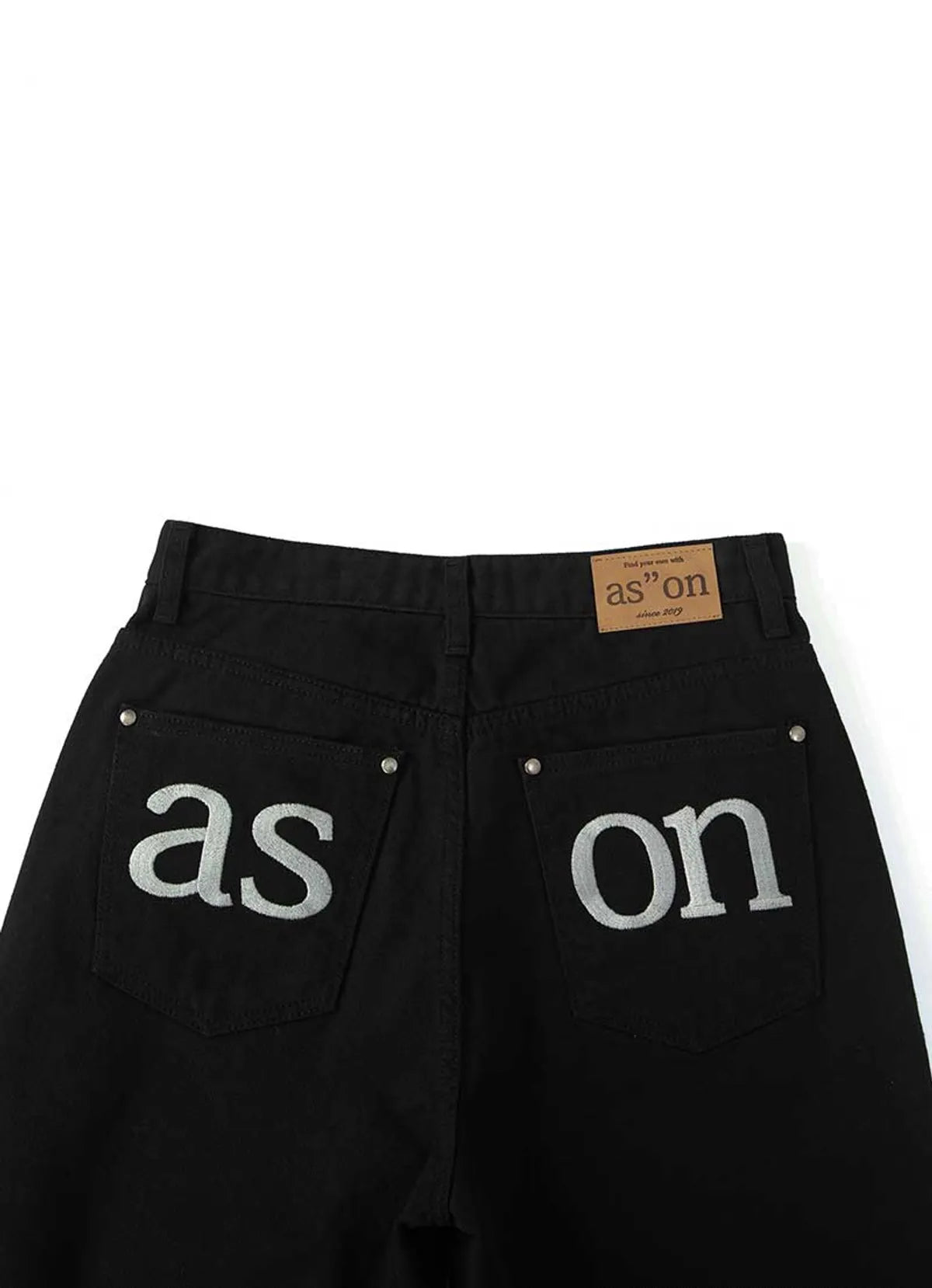 SMOG WIDE PANTS - BLACK