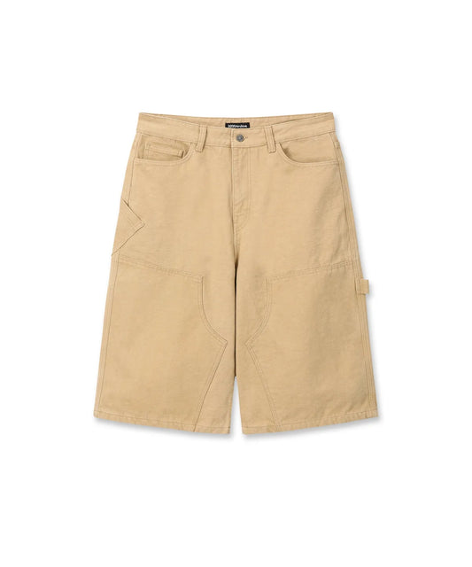 Double Knee Bermuda Pants / Beige