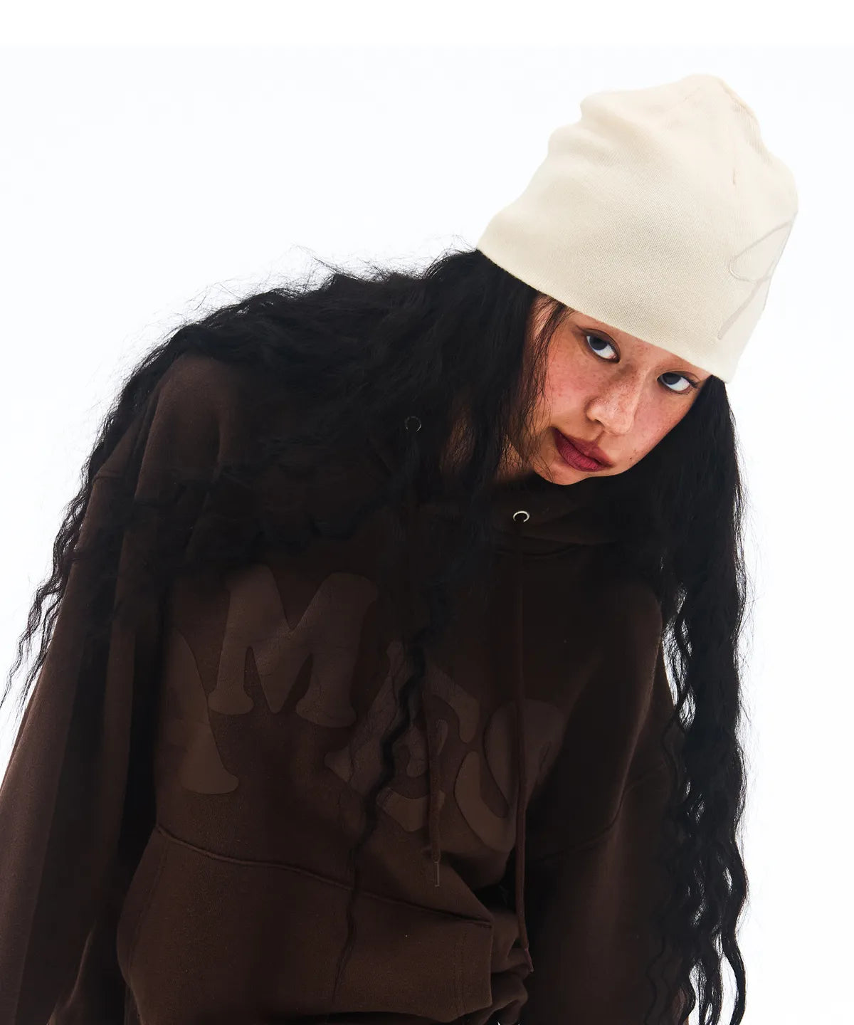 Big Typo Beanie / Ivory