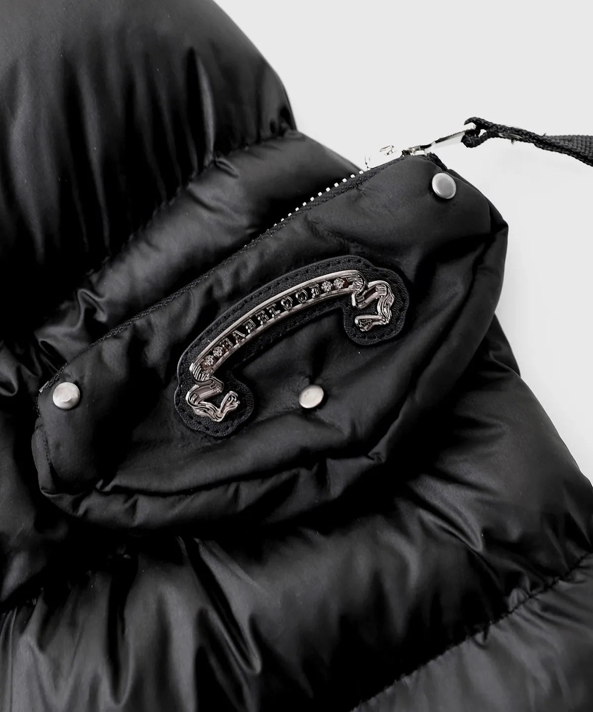 Viper31-2 Midweight Biker Hooded Puffer / Black