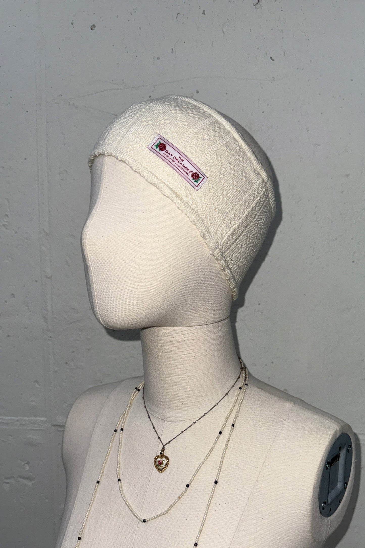 Eyelet Knit Hairband Ivory