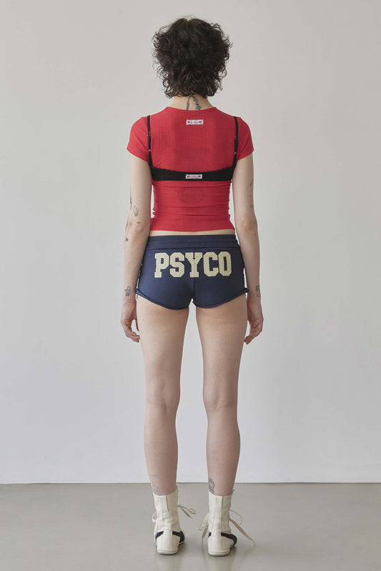 Eyelet Knit Bustier Black