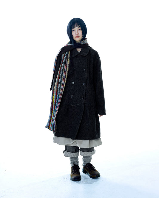 COY DOUBLE COAT CHARCOAL