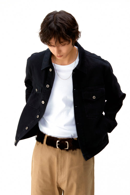 Embossed Denim Tracker / 2 Color