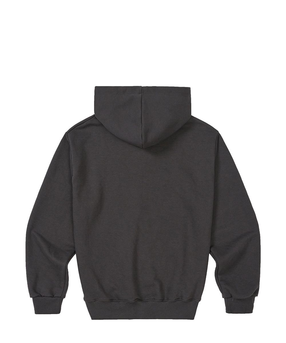 Cross Hotfix Hooded Zip-up in / Charcoal
