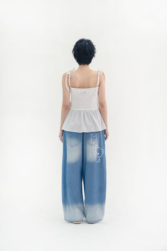 Korilakkuma washed jean (Light)