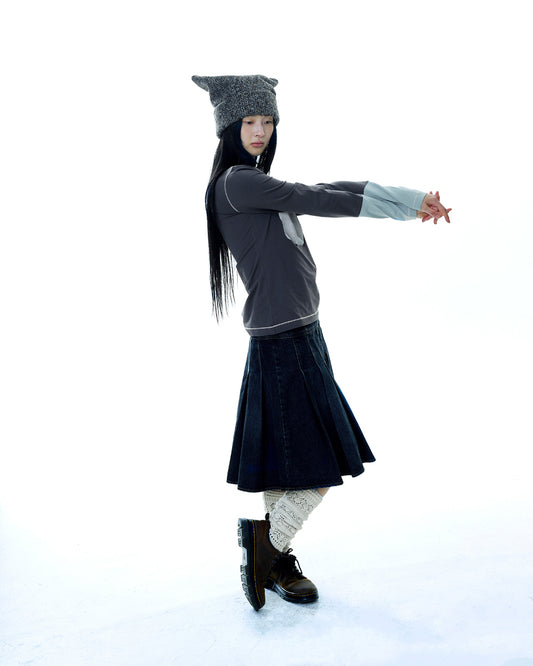 BLUSH LONGSLEEVES CHARCOAL