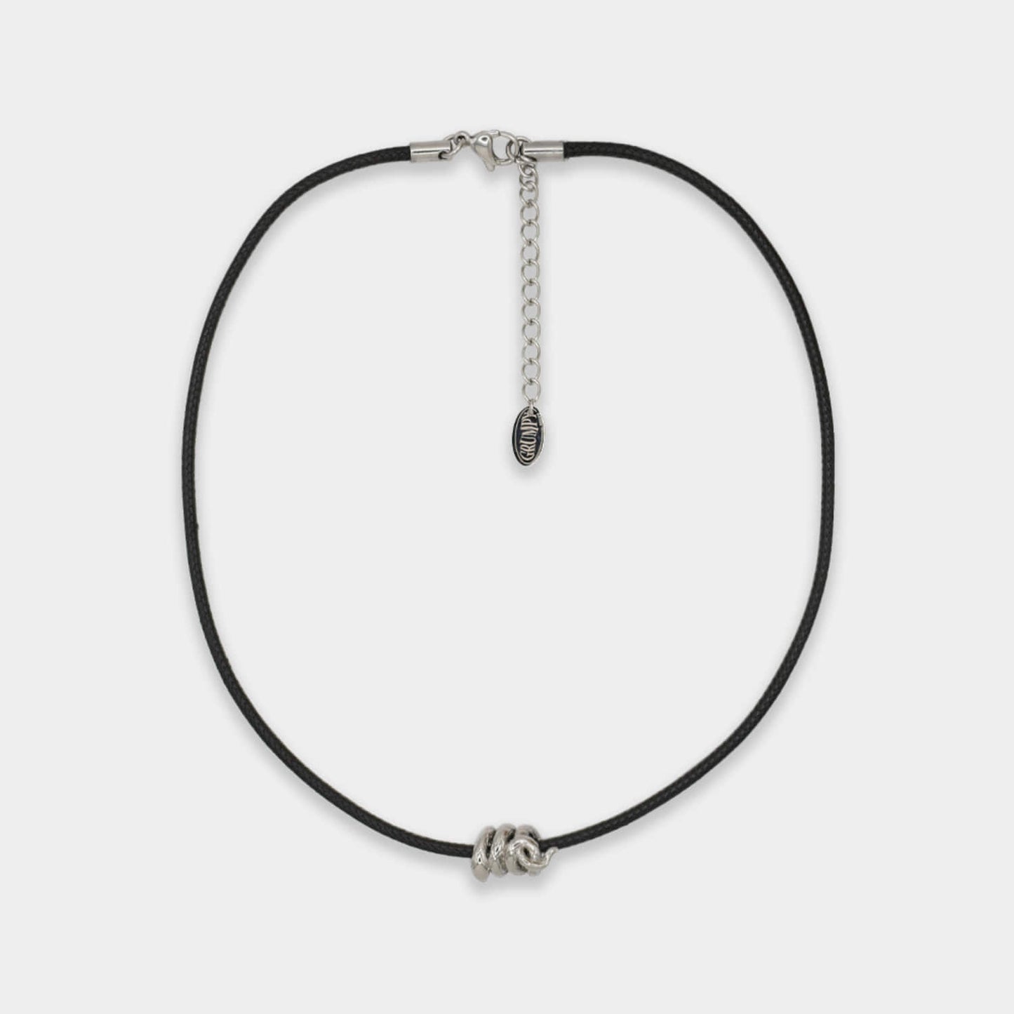 Ouroboros Snake Cord Necklace