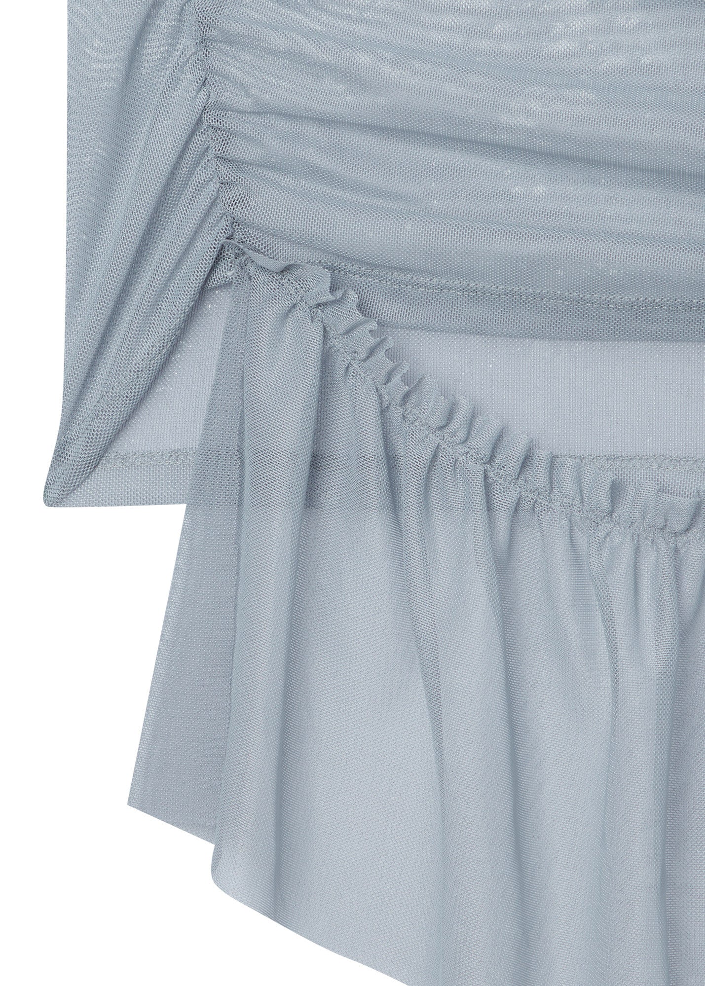 MESH FRILL SLEEVELESS TOP