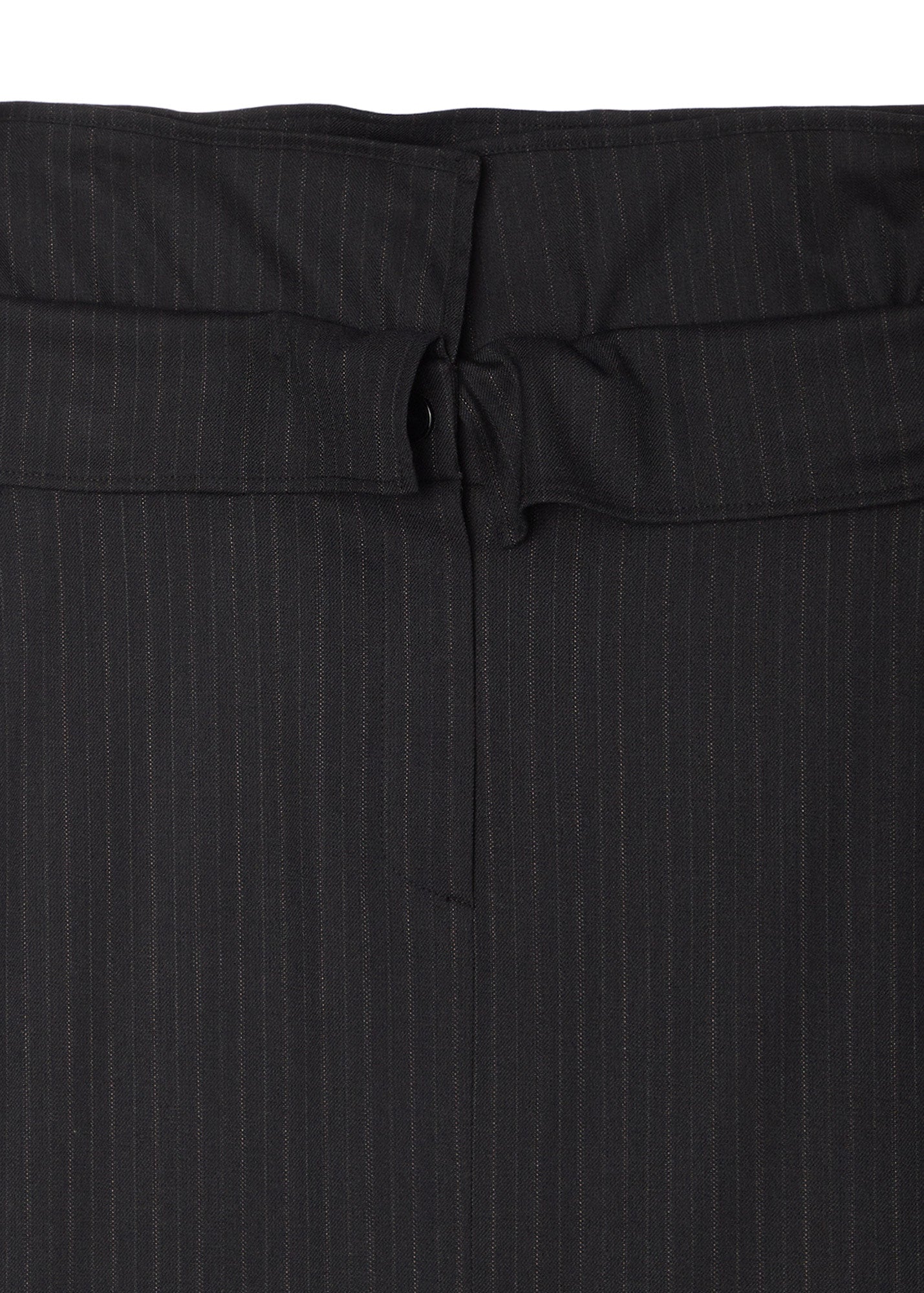 FOLDOVER DETAIL LONG SKIRT (BLACK)