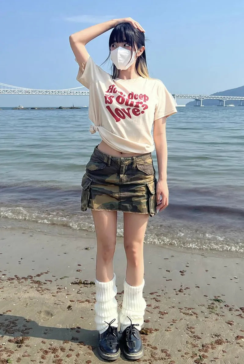 In LOVE Tee / Cream