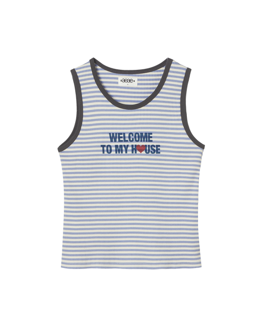 WELCOME TO MY HOUSE SLEEVELESS [SKYBLUE]