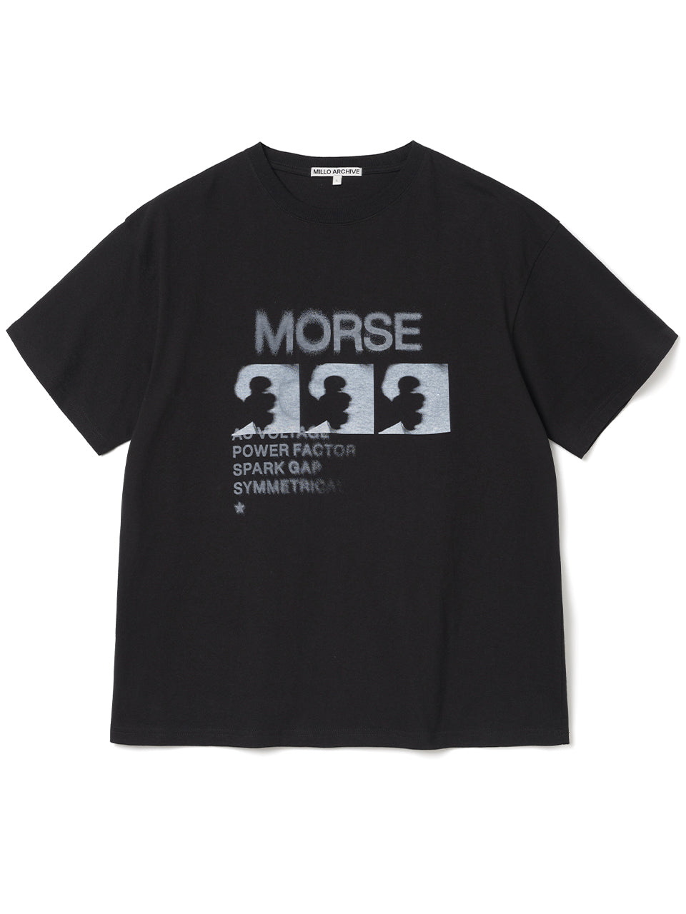 Regular Faded T-Shirts [Black]