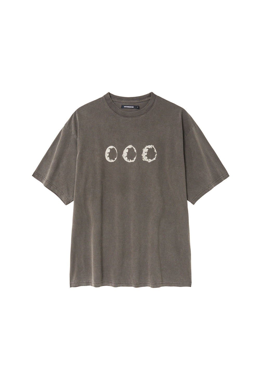 Floral Egg Tee 1/2 Dark Brown