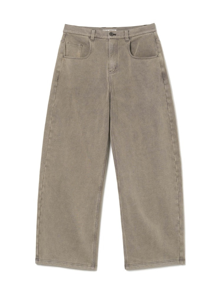 Reflect Curved Sweat Pants [Cement Beige]