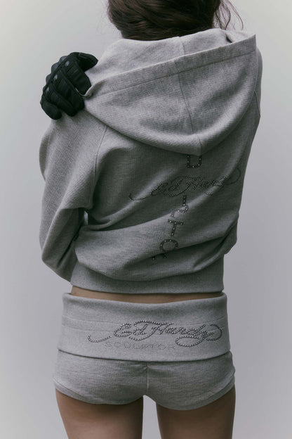 [Sculptor X Ed Hardy] Cherry Shorts Melange Gray