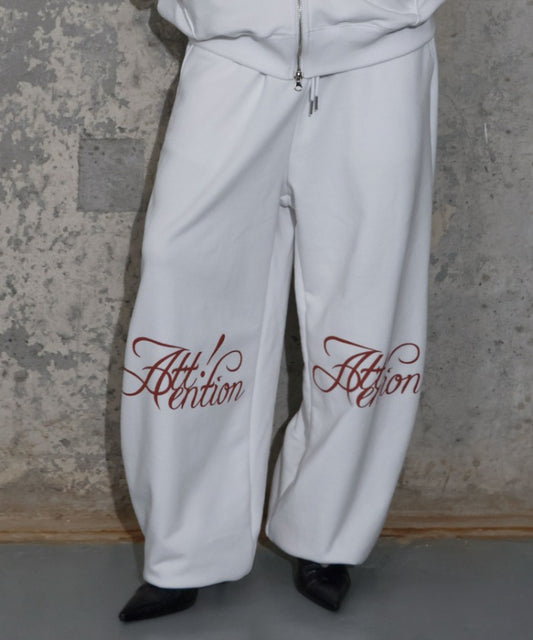 ATTENTION SWEATPANTS (WHITE) F25ZD973