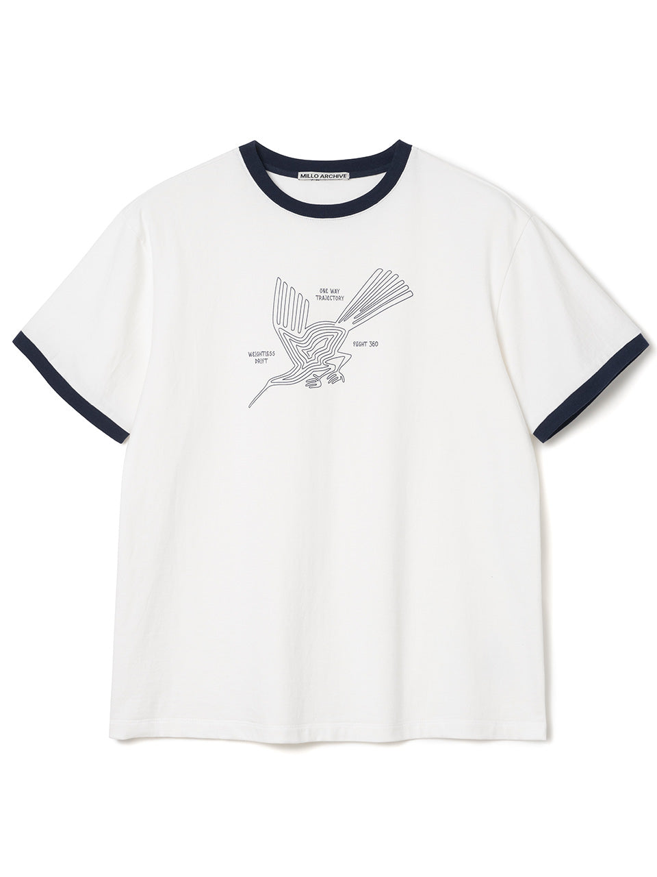 Nazca Ringer T-Shirts [White]