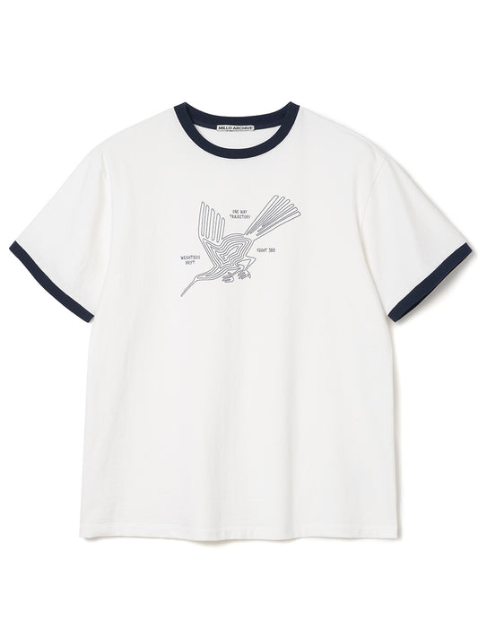 Nazca Ringer T-Shirts [White]