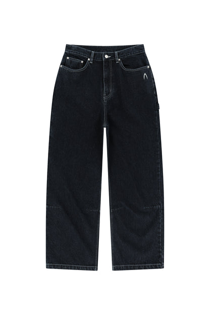 Needlework Carpenter Denim Pants (Blue)