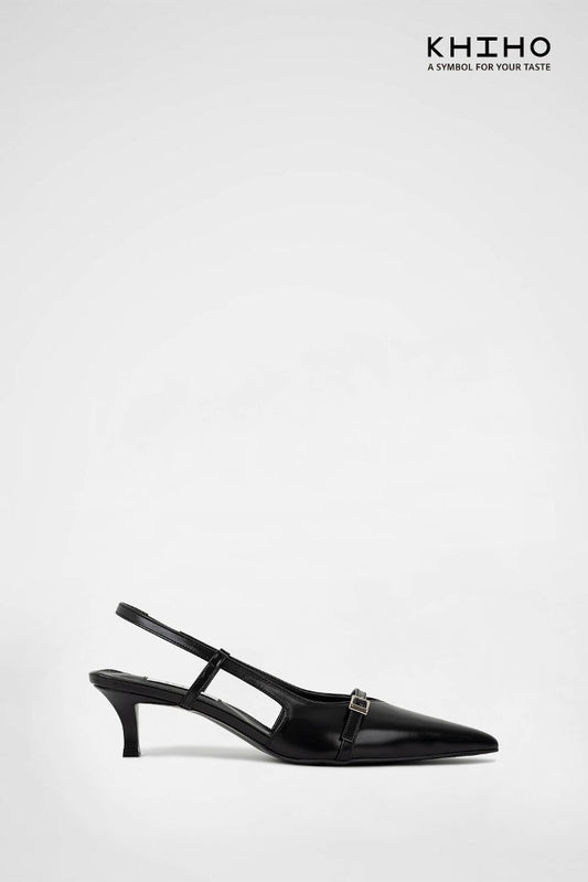 3CM  BELLA SLINGBACKS / BLACK