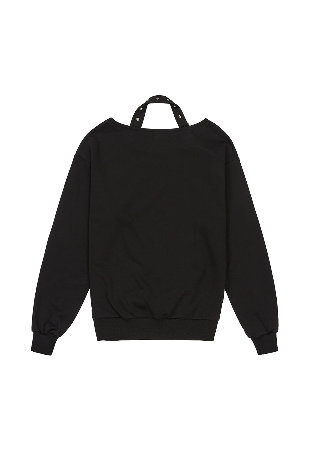 129 Buckle Off-Shoulder sweatshirt / Back