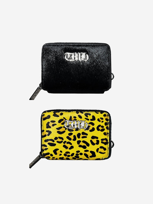 COW HAIR WALLET BAG