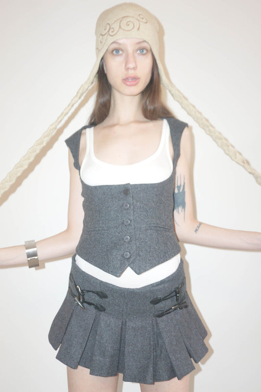 Braided Bonnet Beige