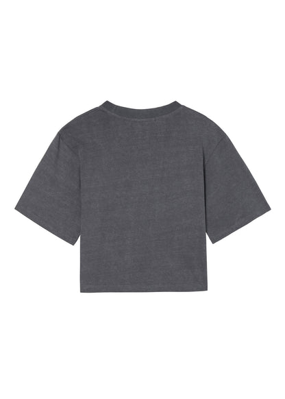 PRINTED CROPPED T-SHIRTS /  2 Color