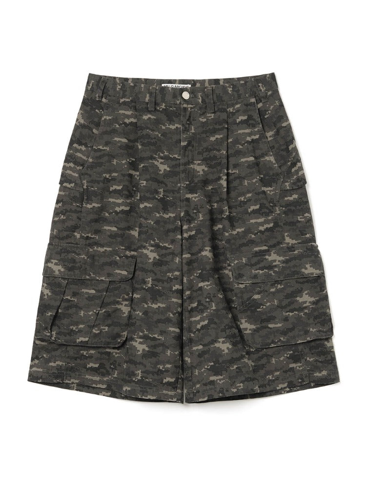 Wide Cargo Pants [Camoflage]