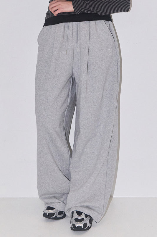 129 Basic Sweat Pants Melange