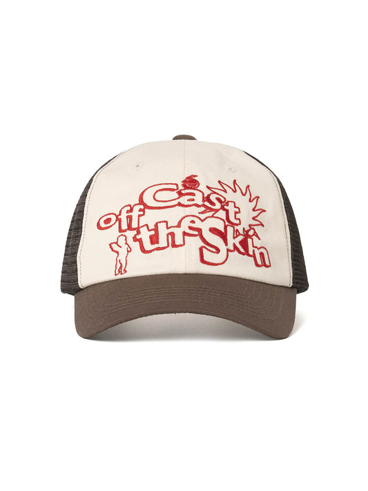 Fray Baby Angel Mesh Cap [Brown]