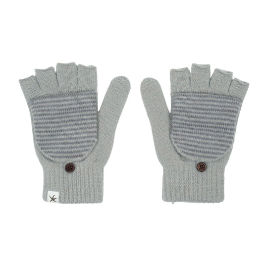 TCM stripe twofold mitten glove (grey) (11/5 예약배송)