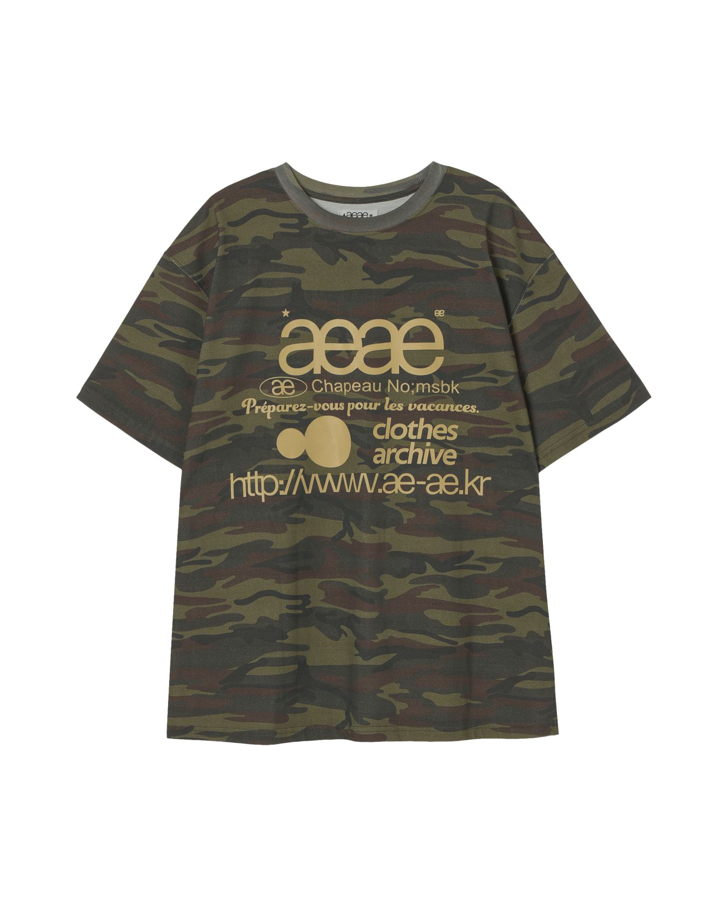 WEB LOGO T-SHIRTS [CAMO]