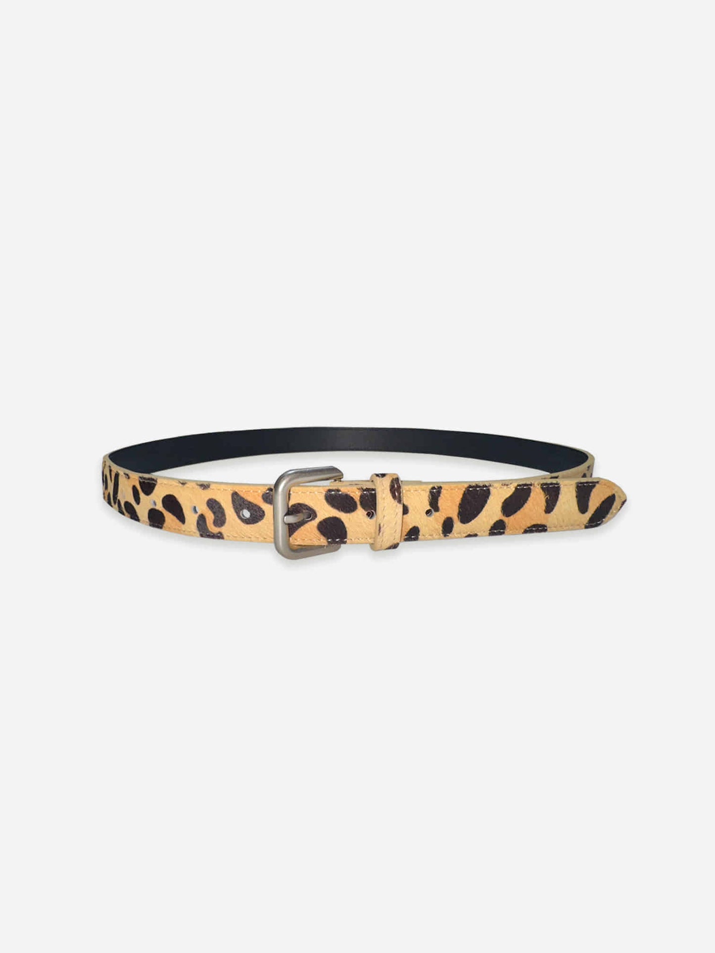 COW LEOPARD BELT