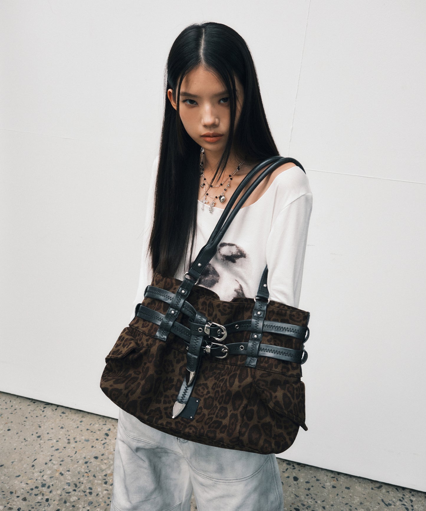 [예약배송10.14] Nexie 넥시_ Leopard Khaki